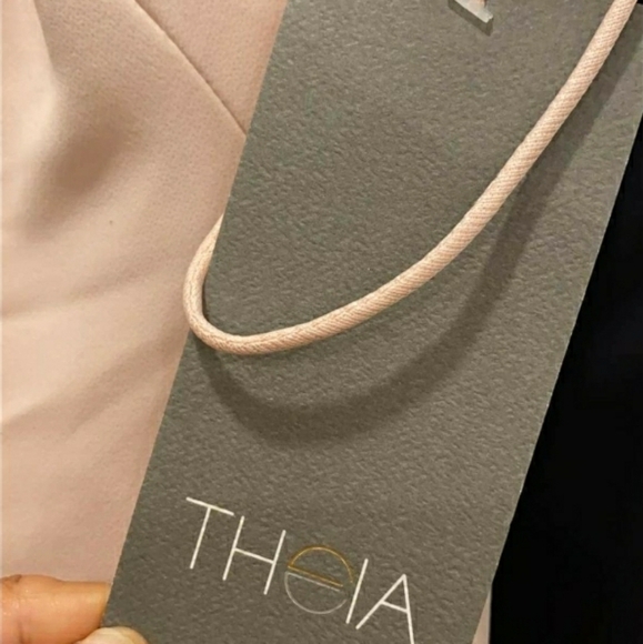 THEIA Embellished Yoke Mermaid Gown - Picture 10 of 16